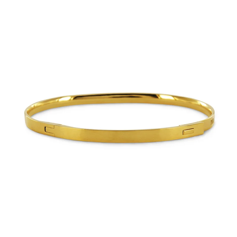 Bracelet Jonc Souvenir en or 3 mm