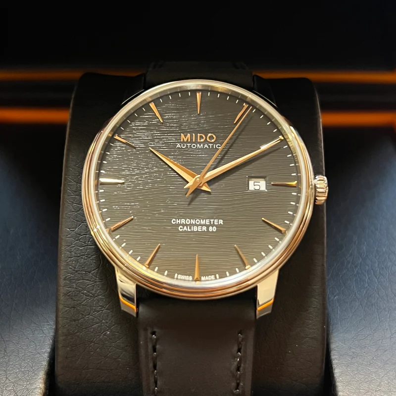 Mido Baroncelli Chronomètre Silicon Gent Ensemble Complet M027.408.16.061.00