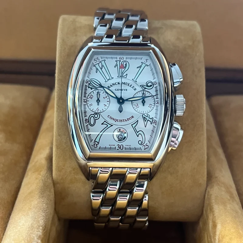 Chronographe Franck Muller Conquistador, coffret complet 8000CC