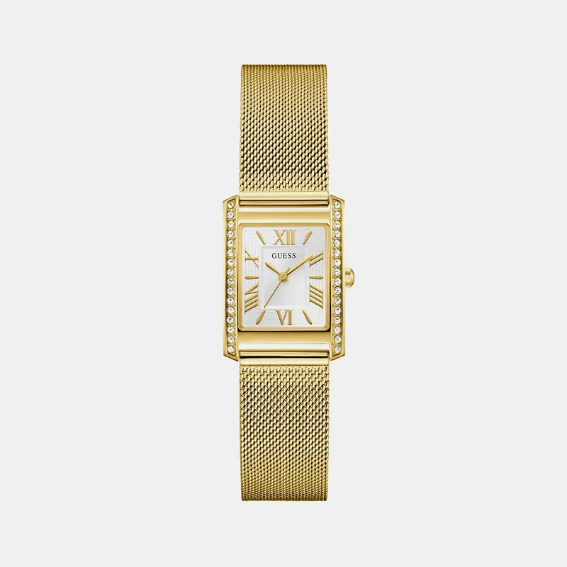 Montre GUESS Femme BONNET en Acier Milanais Doré GW0997L2