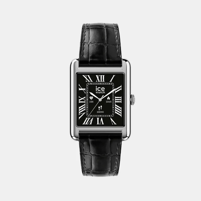 Montre ICE-WATCH ICE Smart TK 2.0 Femme en Cuir Noir 025380