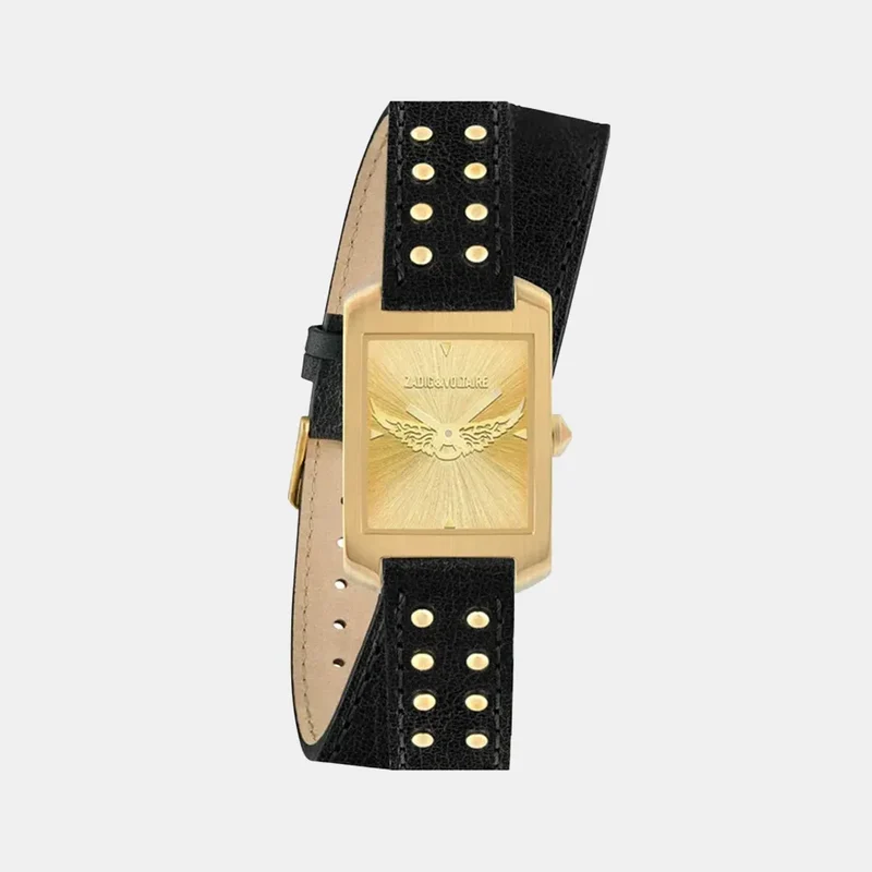 Montre ZADIG & VOLTAIRE Femme en Cuir Noir ZVW1214