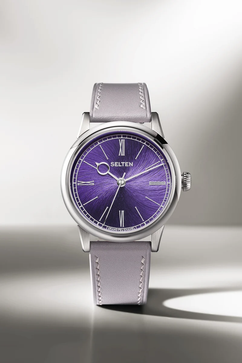 Selten Grand Feu Enamel – Spiral Prism Violet