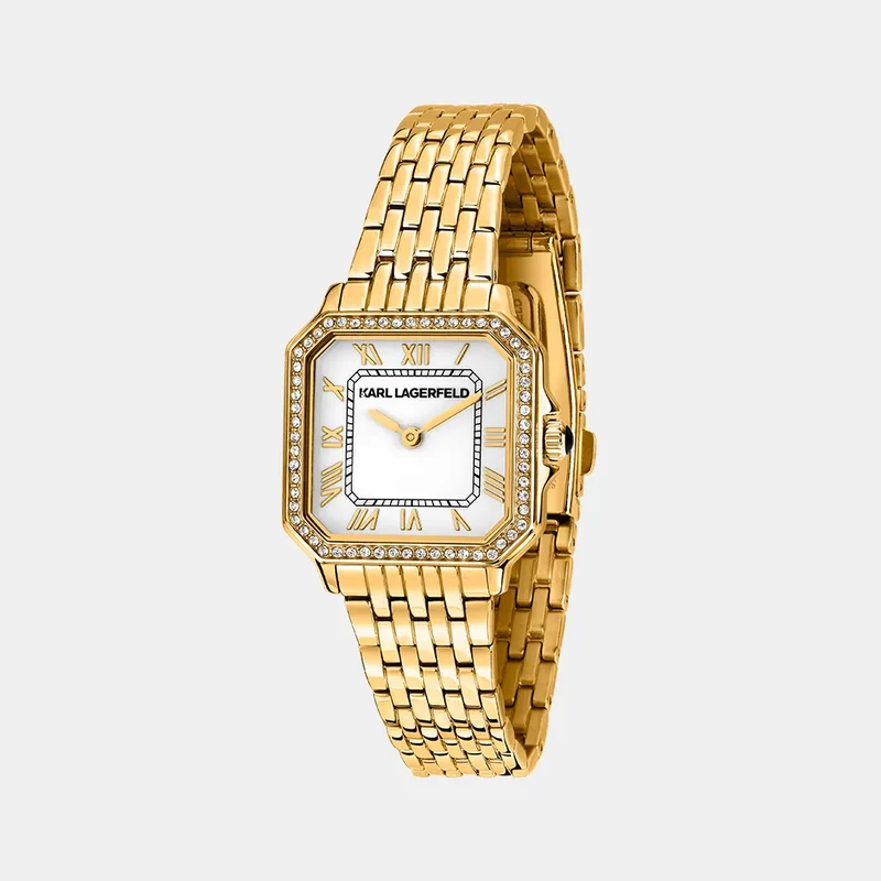Montre KARL LAGERFELD Femme ICON SQUARE en Acier Doré R0553110501