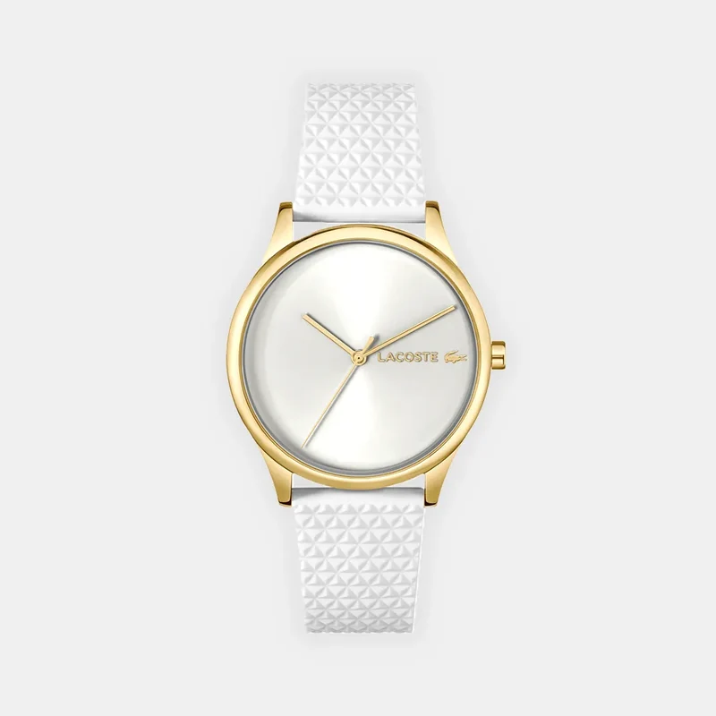 Montre LACOSTE Femme Crocodelle en Silicone Blanc 2001490
