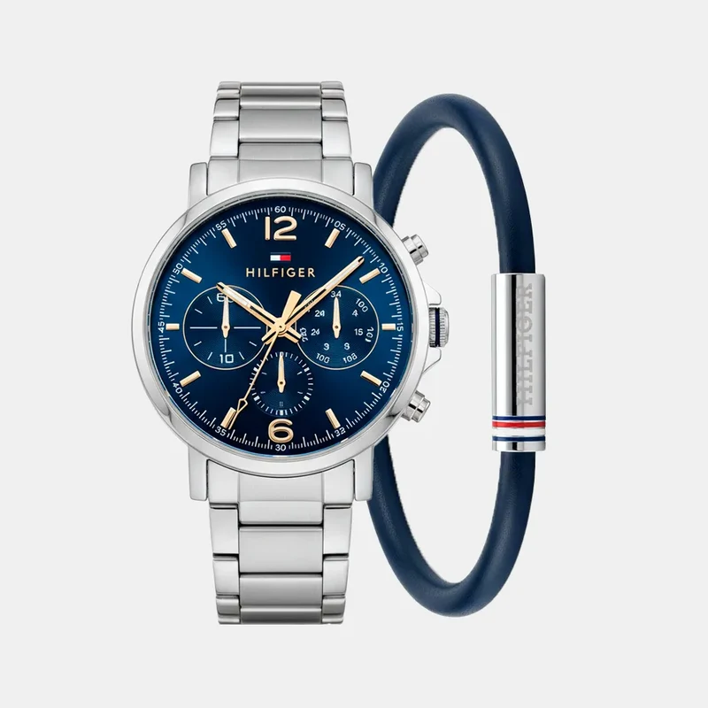Montre TOMMY HILFIGER Homme DUCAN Coffret Montre et Bijoux 2770242