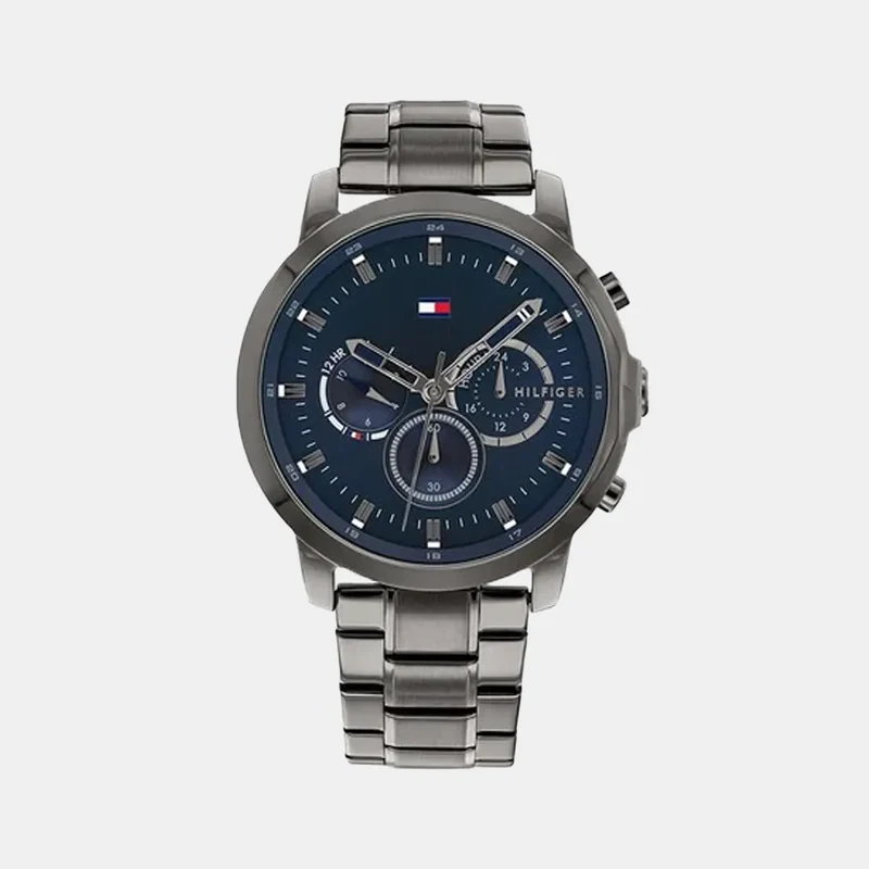 Montre TOMMY HILFIGER Homme Jameson Chronographe en Acier Gris 1791796