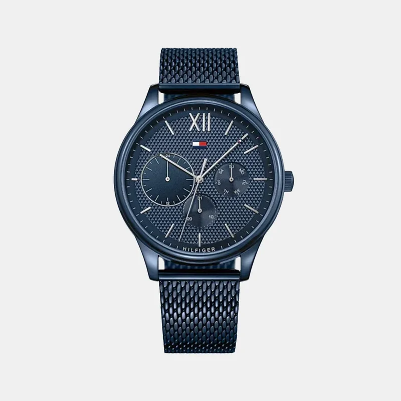 Montre TOMMY HILFIGER Homme Damon en Acier Bleu 1791421