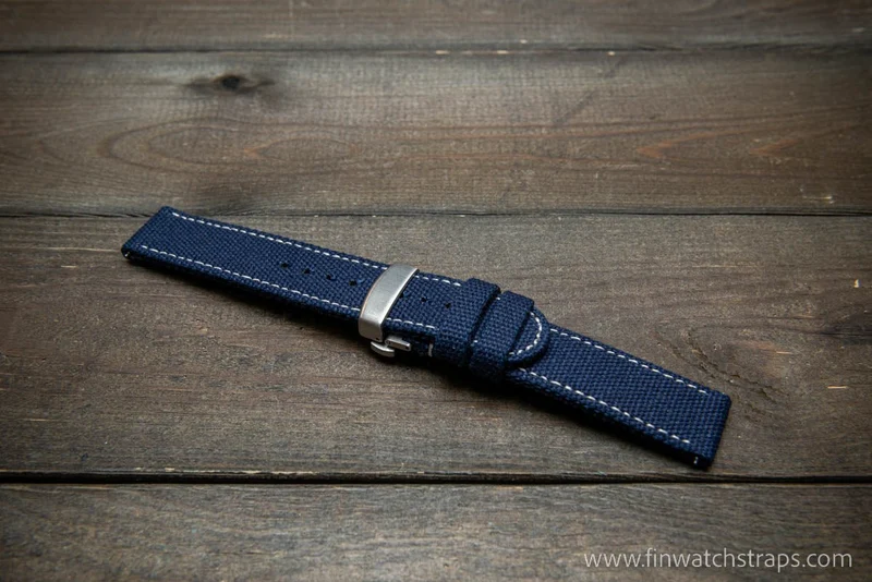 Vintage canvas watch strap.