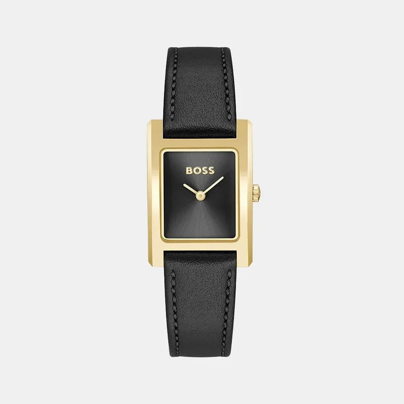 Montre BOSS Femme Lucy en Cuir Noir 1502742