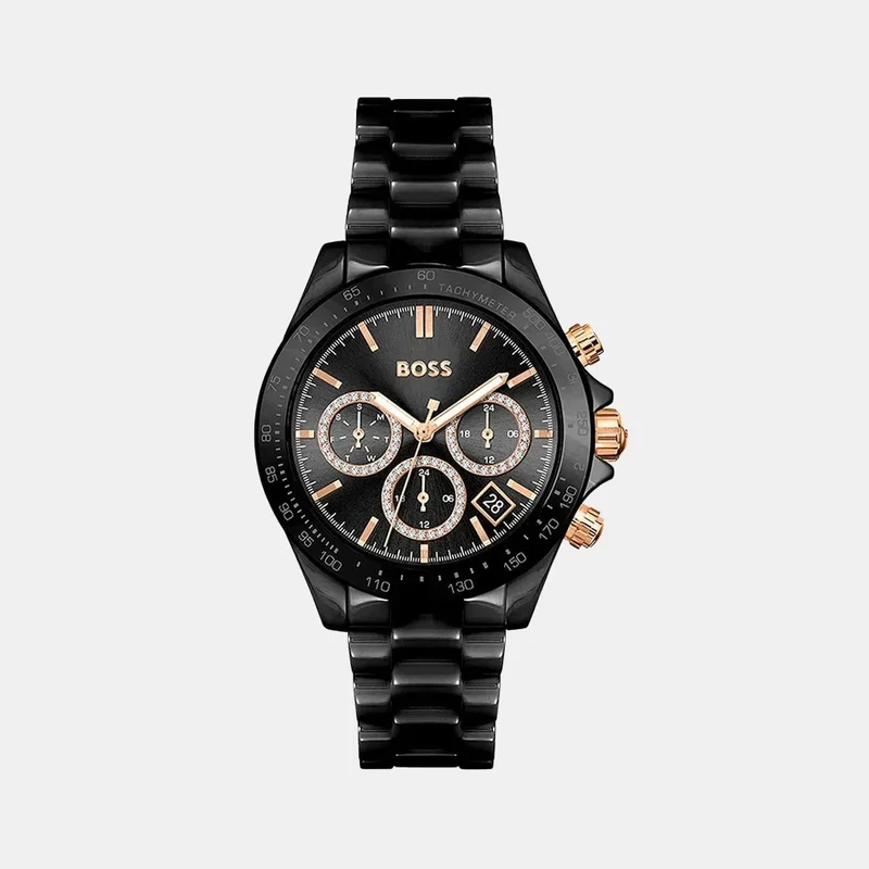 Montre BOSS Femme Novia Ceramic en Céramique Noir 1502633