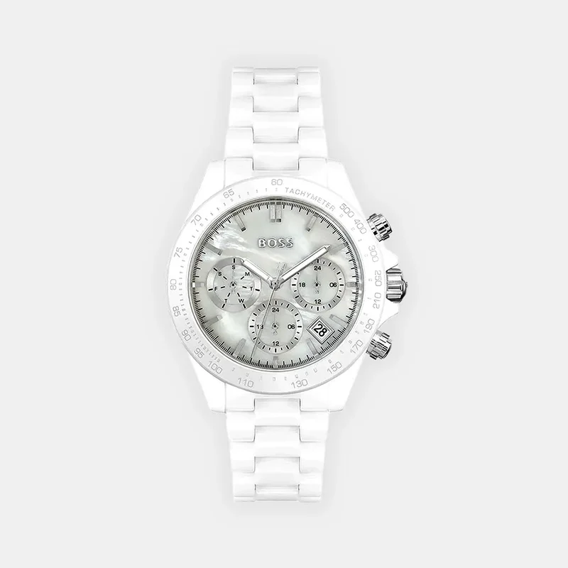 Montre BOSS Femme Novia Ceramic en Céramique Blanc 1502630