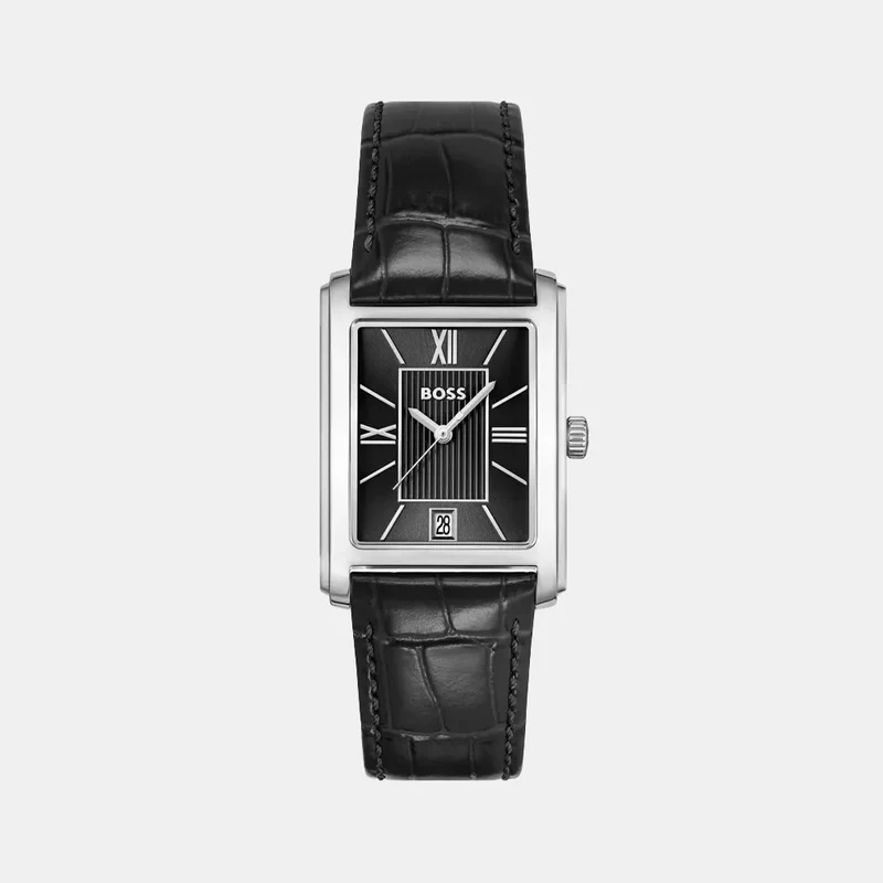 Montre BOSS Homme Principle Dress en Cuir Noir 1514277