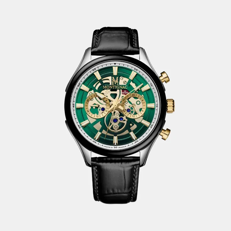 Montre MONTIGNAC Origine Homme en Cuir MOW609