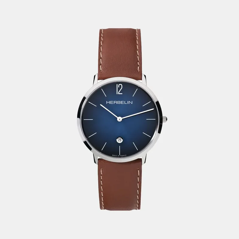 Montre HERBELIN Homme City en Cuir 19515AP15GD