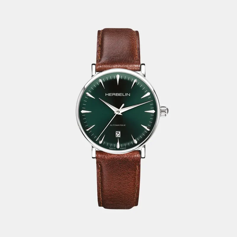 Montre HERBELIN Homme Inspiration Automatic en Cuir 1647AP16BR