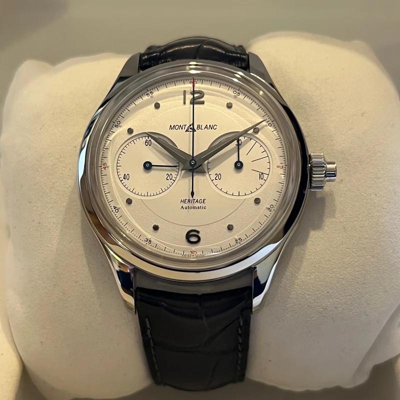 Coffret complet Monblanc Monopusher Chrono Heritage 119951