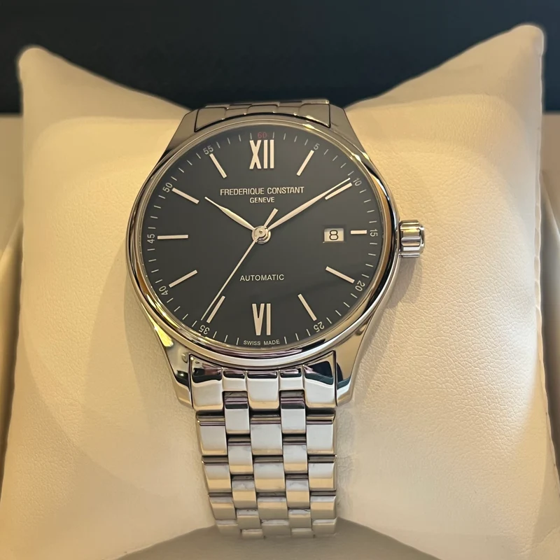 Coffret complet cadran noir Frédérique Constant FC-303X5B2/3/4/5/6