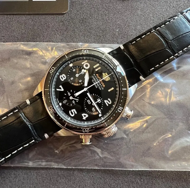 Tag Heuer Autavia Flyback 2023 Nouveau coffret complet CBE511A.FC8279