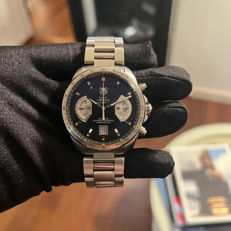Coffret complet Tag Heuer Grand Carrera Cal 17 RS CAV511A.BA0902