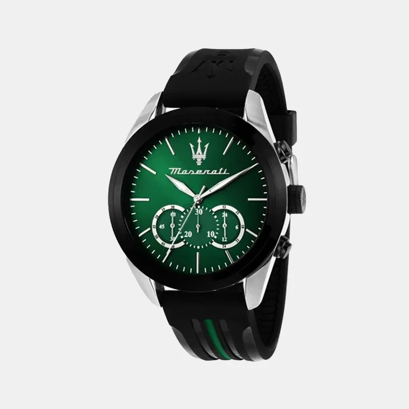 Montre MASERATI Homme Traguardo en Silicone Noir R8871612043