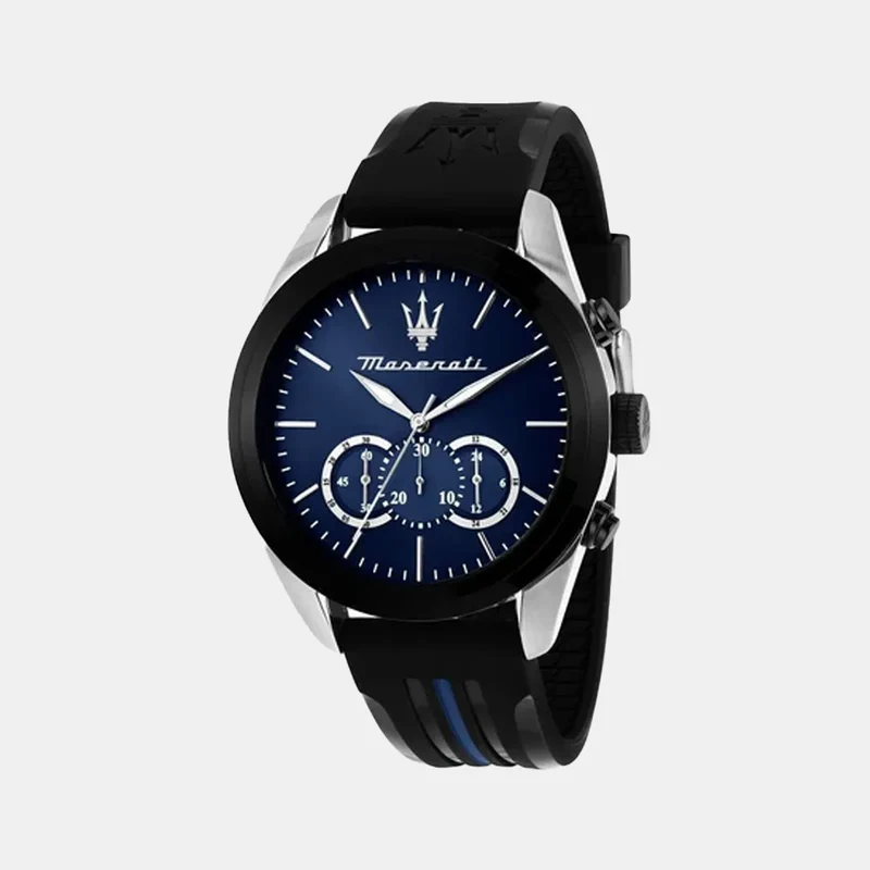 Montre MASERATI Homme Traguardo en Silicone Noir R8871612044