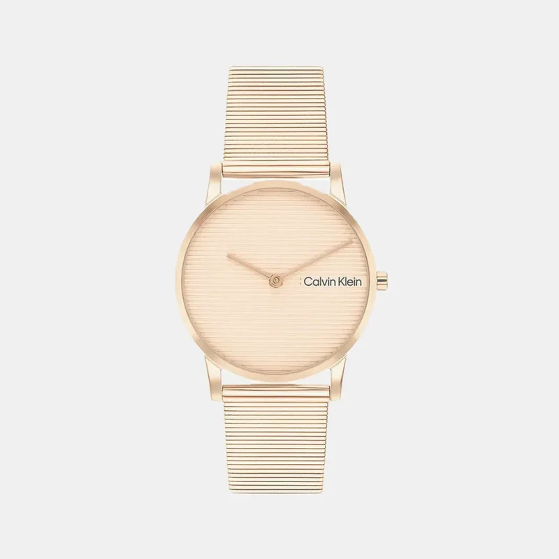 Montre CALVIN KLEIN Femme CK Feel en Acier Doré Rose 25100036