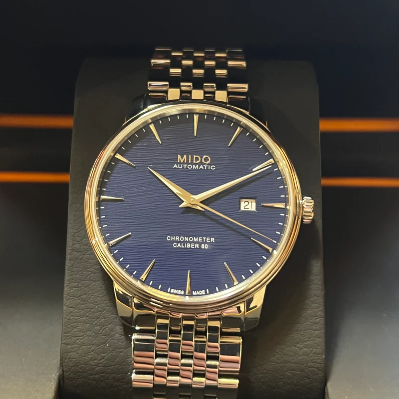 Mido Baroncelli Chronomètre Silicon Gent Ensemble Complet M027.408.11.041.00