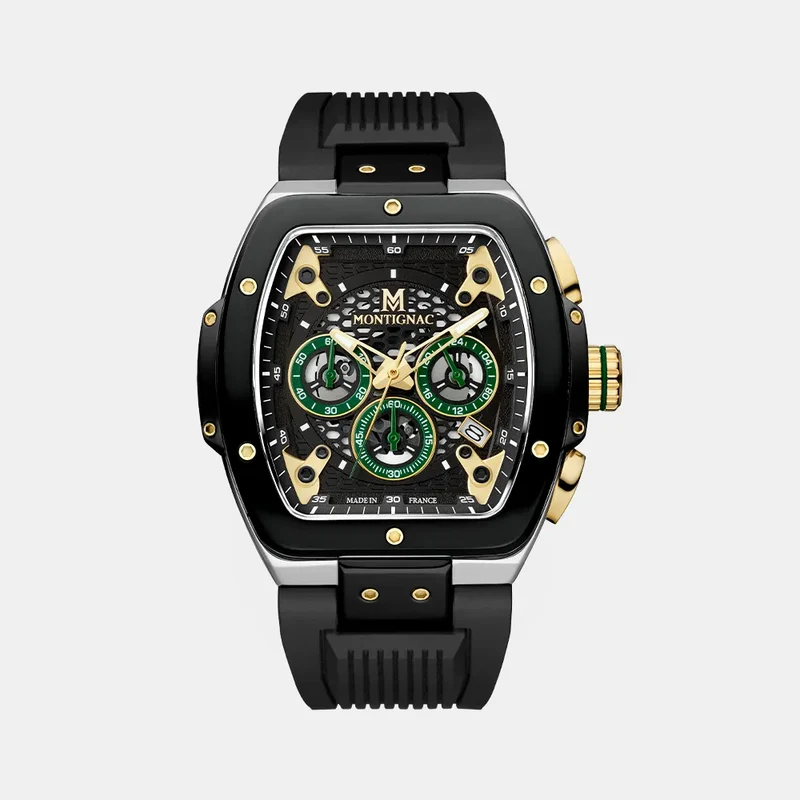Montre MONTIGNAC Homme en Silicone Noir MOW1306