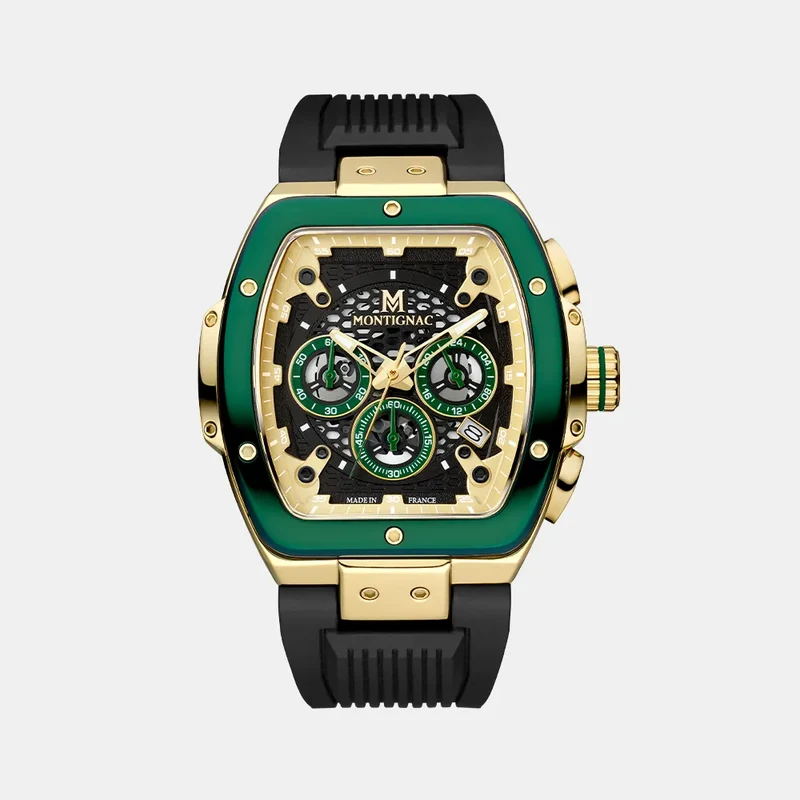Montre MONTIGNAC Homme en Silicone Noir MOW1305
