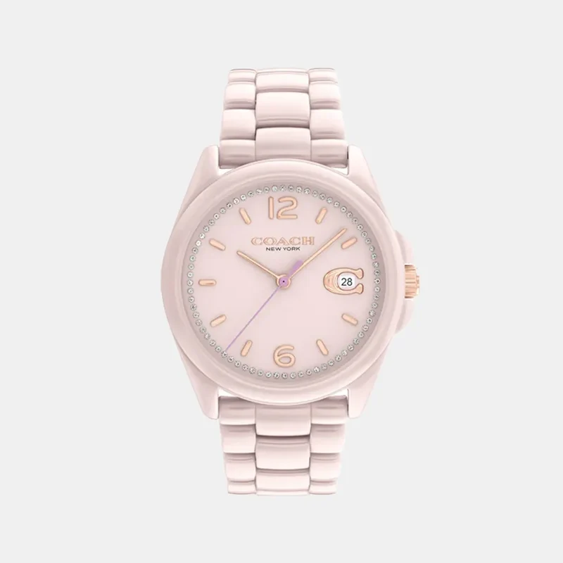 Montre COACH Femme Greyson en Céramique Rose 14503926