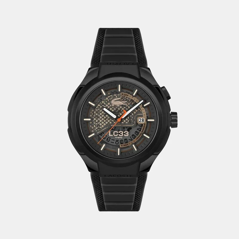 Montre LACOSTE Homme LC33 Hybrid en Silicone Noir 2011468