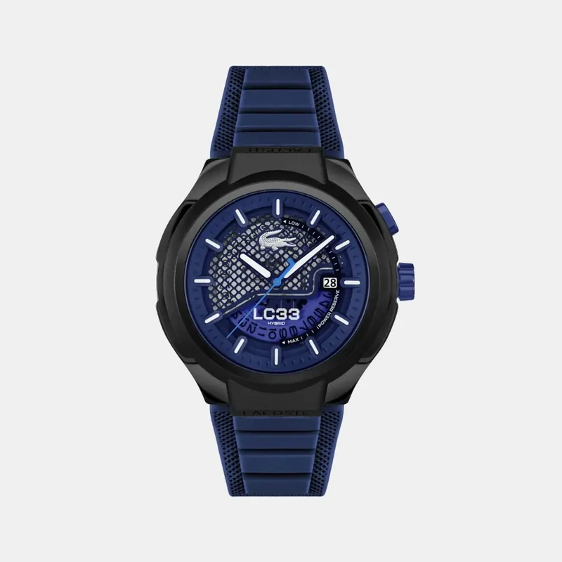 Montre LACOSTE Homme LC33 Hybrid en Silicone Bleu 2011467