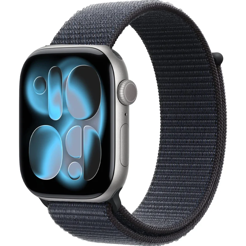 Apple Watch Series 11 46mm Space Grey Aluminium Case GPS Sport Loop [Black][~Refurbished]