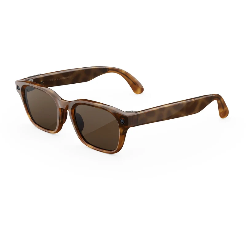 Meta Adventurer AI Glasses (Classic Tortoise/Brown)