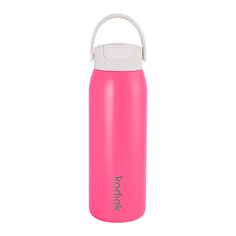 Kodiak Impact 946ml Insulated Stainless Steel Bottle with Straw Lid - Pink Pop