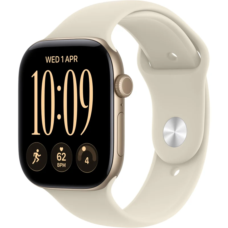 Apple Watch Series 12 42mm Light Gold Aluminium Case GPS Sport Band (M/L) [Sand]