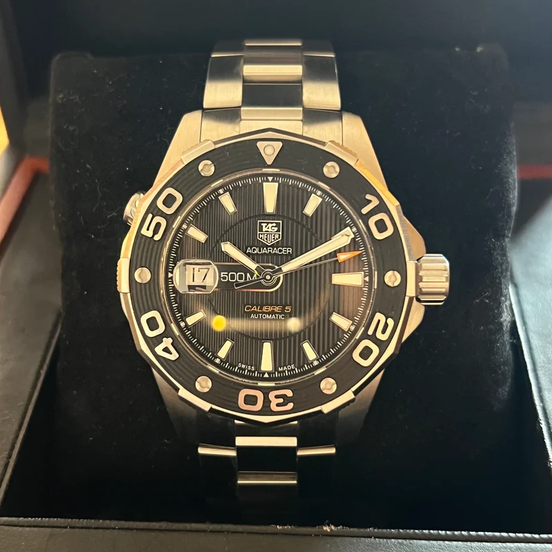 TAG Heuer Aquaracer 500M Cal 5 Ensemble complet WAJ2111.BA0870