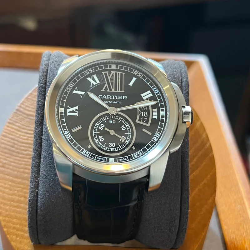 Cartier Calibre De Cartier Cadran Noir Coffret Complet 3299