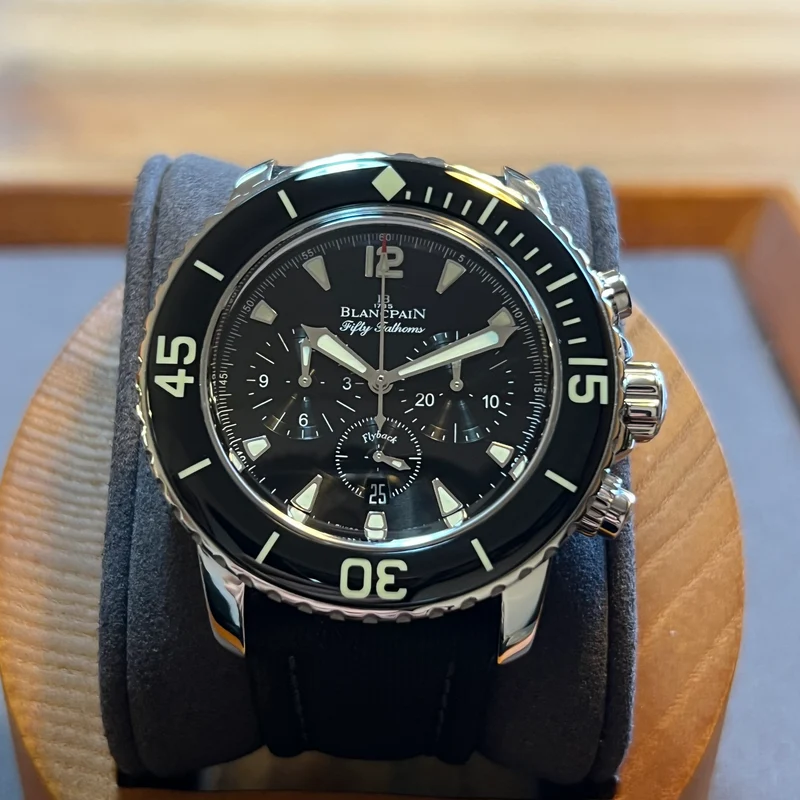 Blancpain Chronographe Fifty Fathoms, coffret complet 5085F 1130 52A