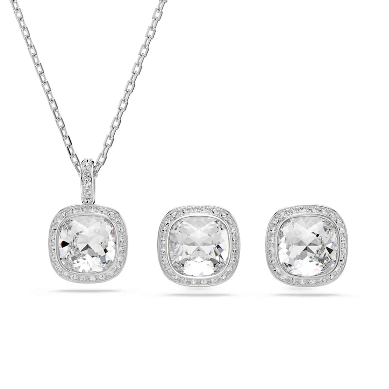 Swarovski Ensemble de bijoux Una Angelic Cushion en argent 5754343