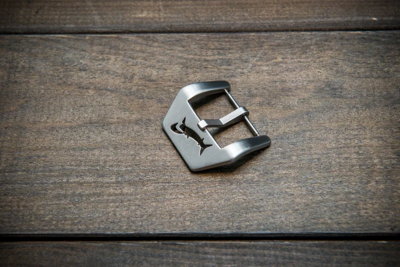 Panerai style buckle matte 20 mm, 22 mm, 24 mm