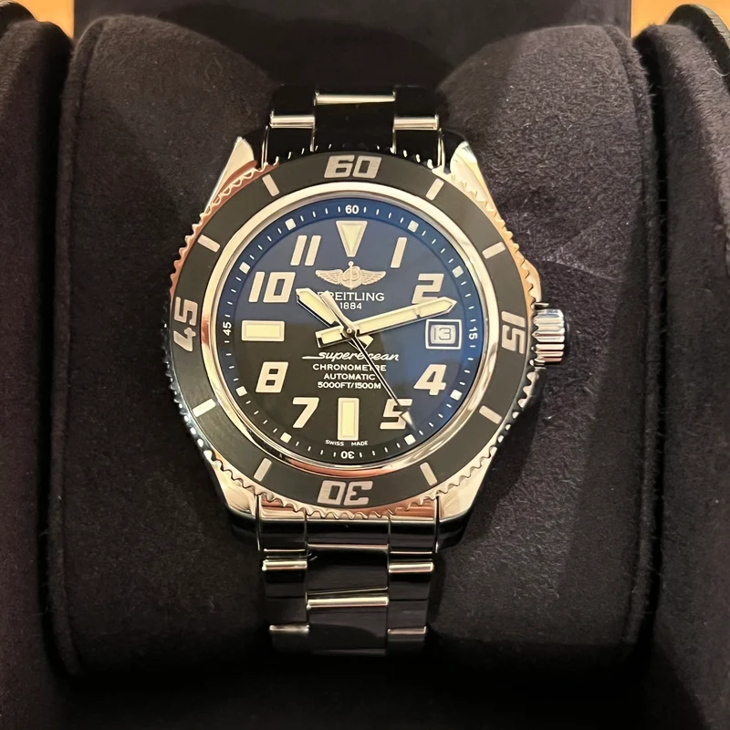 Breitling SuperOcean 42 Ensemble complet A1736402/BA28
