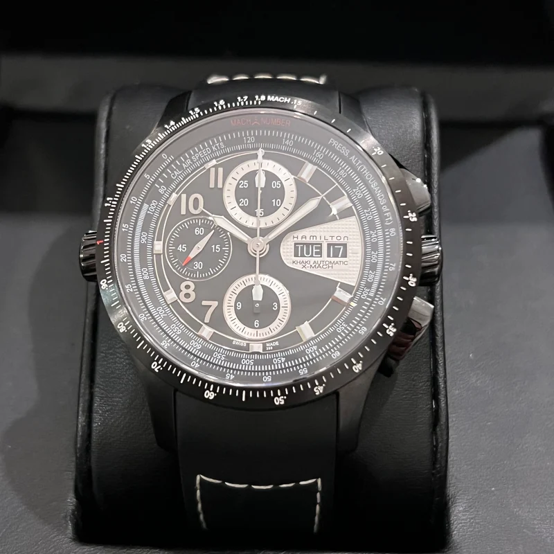 Hamilton Coffret complet chronographe Khaki X-Mach H766860