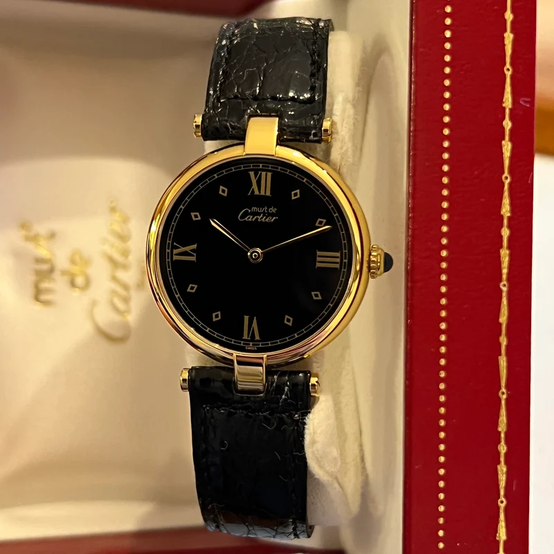 Cartier Must Vendôme Vermeil 1993 Ensemble Complet 590003