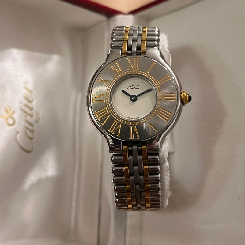 Cartier Must 21 Vintage 1993 Ensemble complet W1005120