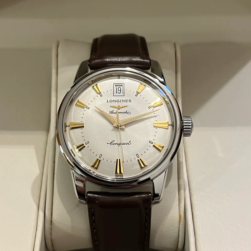 Montre Longines Conquest Heritage Automatique Date Set Complet L1.611.4