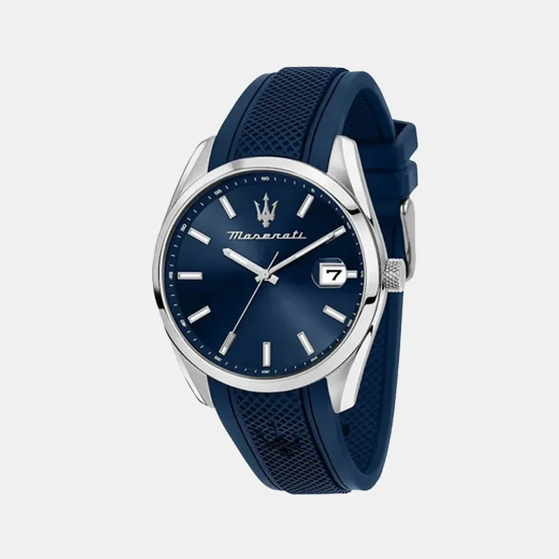 Montre MASERATI Homme Attrazione en Silicone Bleu R8851151005