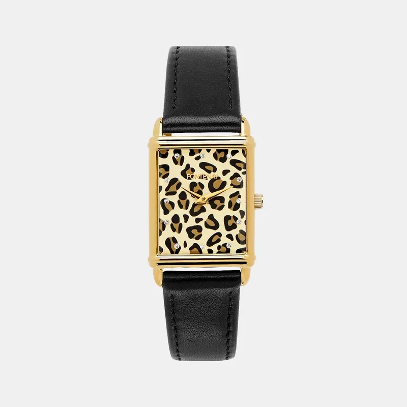 Montre FONTENAY ANGIE Femme en Cuir Noir FPD00105