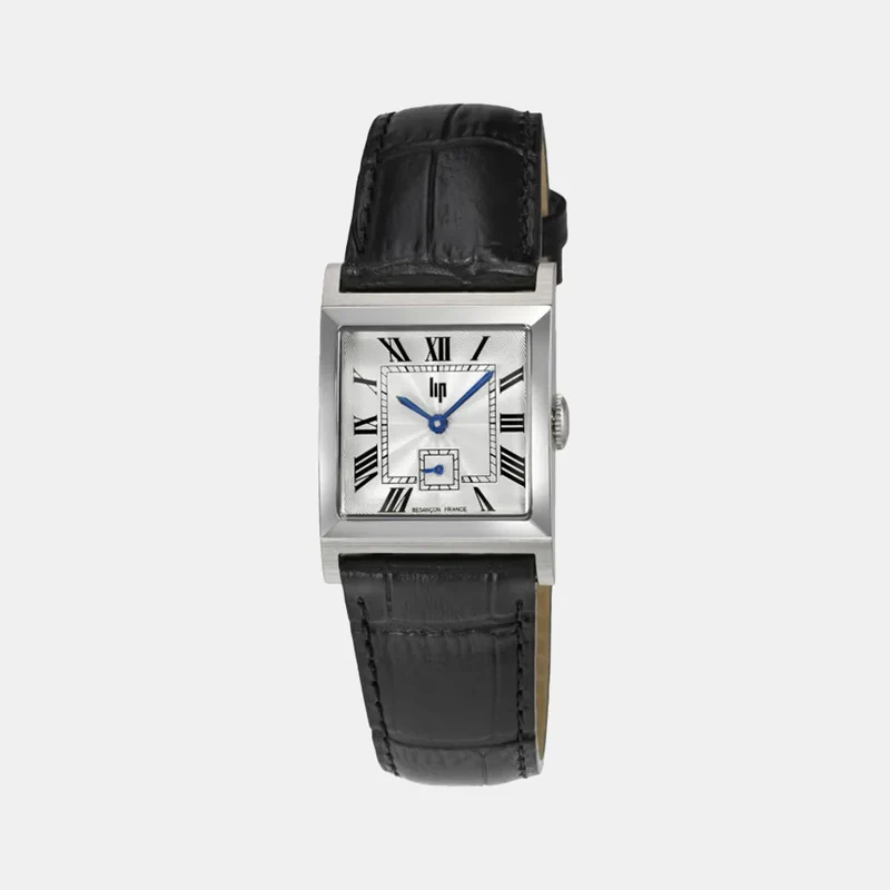Montre LIP Femme Churchill en Cuir Noir 671948
